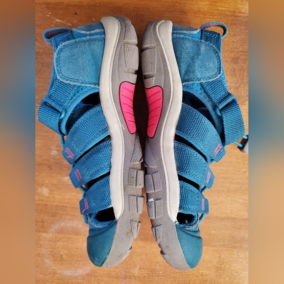 Keen Newport sandals turquoise pink kids sz us2 - Picture 3 of 7